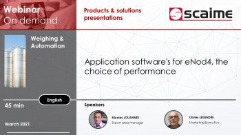 Weighing application software for scaime enod4