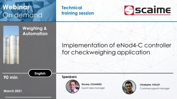 eNod4-C implementation for checkweighers applications